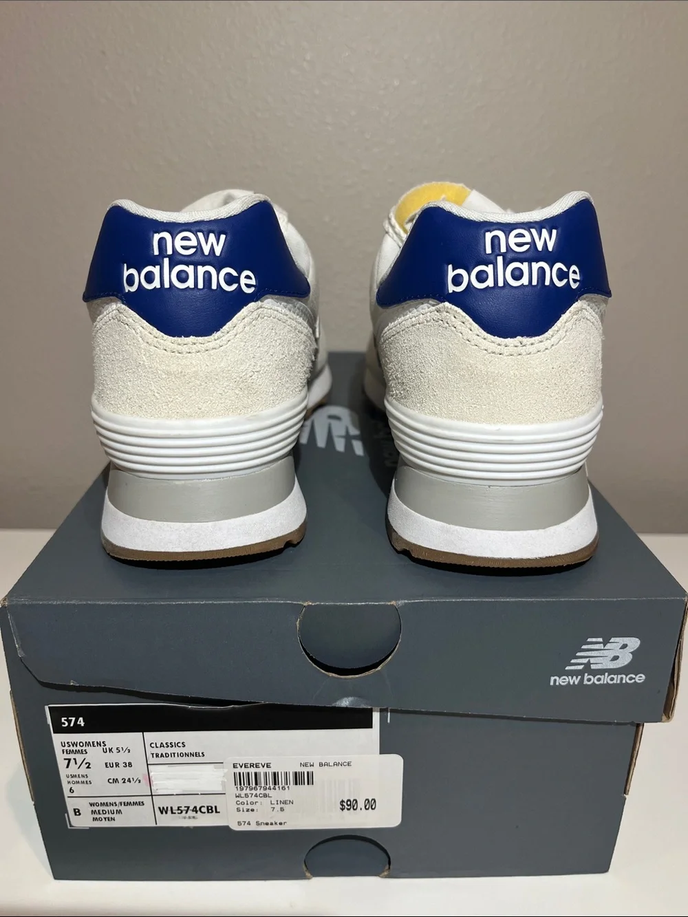 New Balance Classics 574 - Linen/Indigo